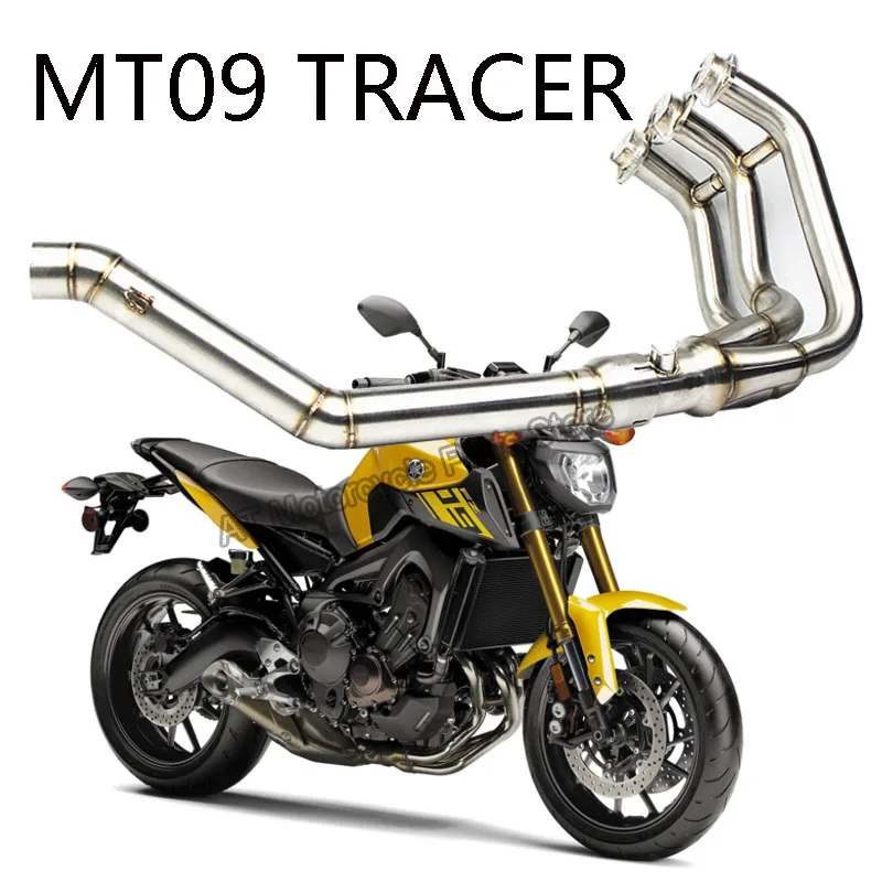 

51mm Motorcycle Exhaust Slip-on For YAMAHA MT09 MT-09 FZ-09 tracer 2014-2018 Years Muffler Header Pipe Modified