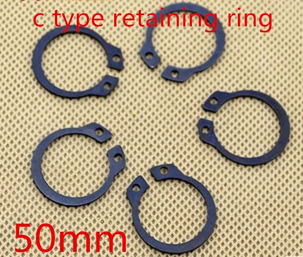 25pcs/lot m50  50mm  C type snap ring ,C type retaining clip ring washer alloy steel