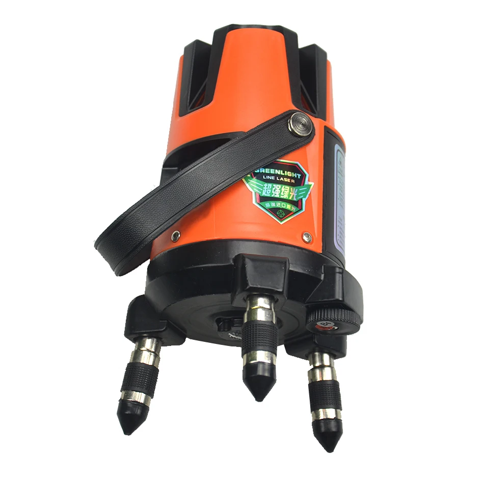 5Lines 6points Outdoor Laser Level Self-Leveling 360 rotary Cross Line Lazer Level Tool slash function tripod level