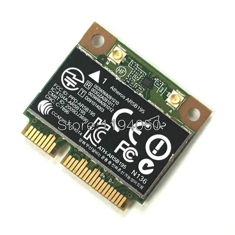 AR9285 AR5B195 150M + BT3.0 Half Mini PCI-E беспроводная карта SPS:593127-001 592775-001 для 430 431 435 436 S