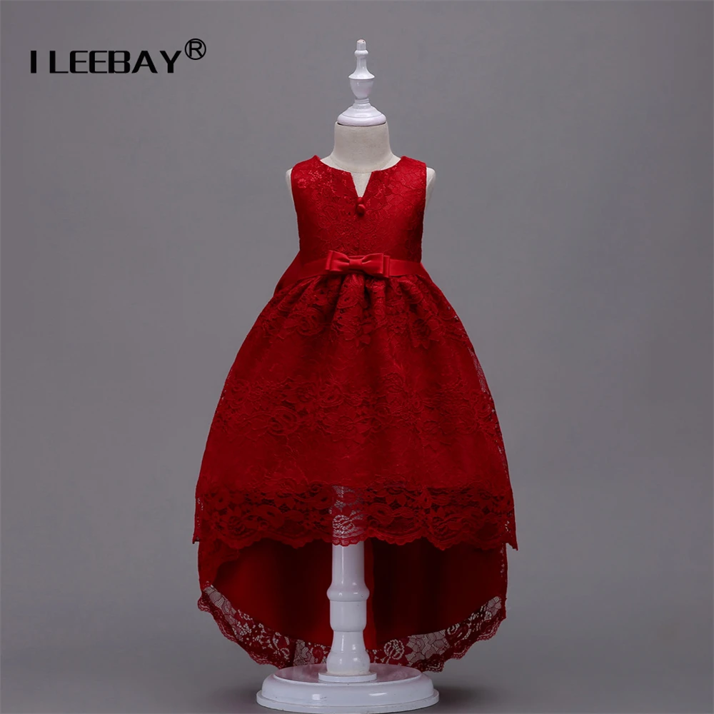 

2018 Kids Luxury Wedding Dress Girls Formal Elegant Vestido Infantil Teenager Halloween Party Dress Children Girls Clothing