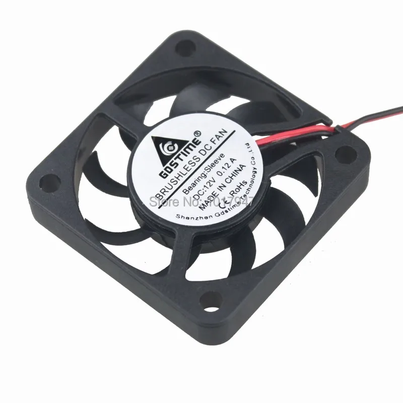 5Pieces LOT Gdstime 12V 2P XH2.54 4cm 4007S 40mm 40x40x7mm DC Brushless Cooling Fan