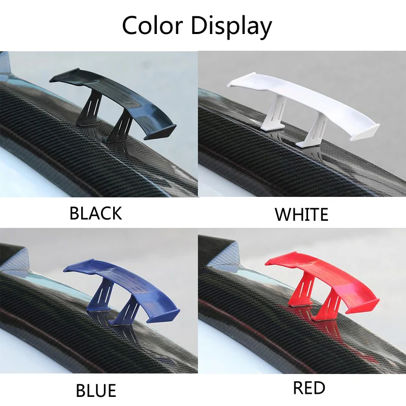 Universal Car Tail Wing Decorative Vehicle Mini Rear Wing Decorate Small Tail Rear Wing Auto Modification No Punch Car Accessory