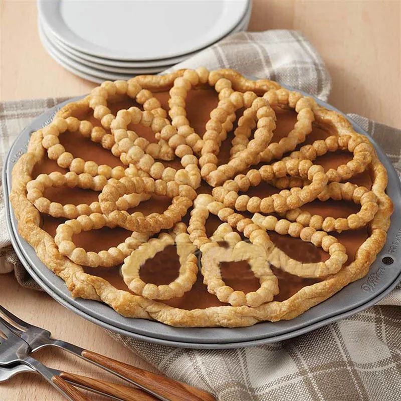 3D Pearl Knit Rope Silicone Fondant Mould Cake Border Decorating Molds Gumpaste Kitchen DIY Baking Decorating Cake Tools