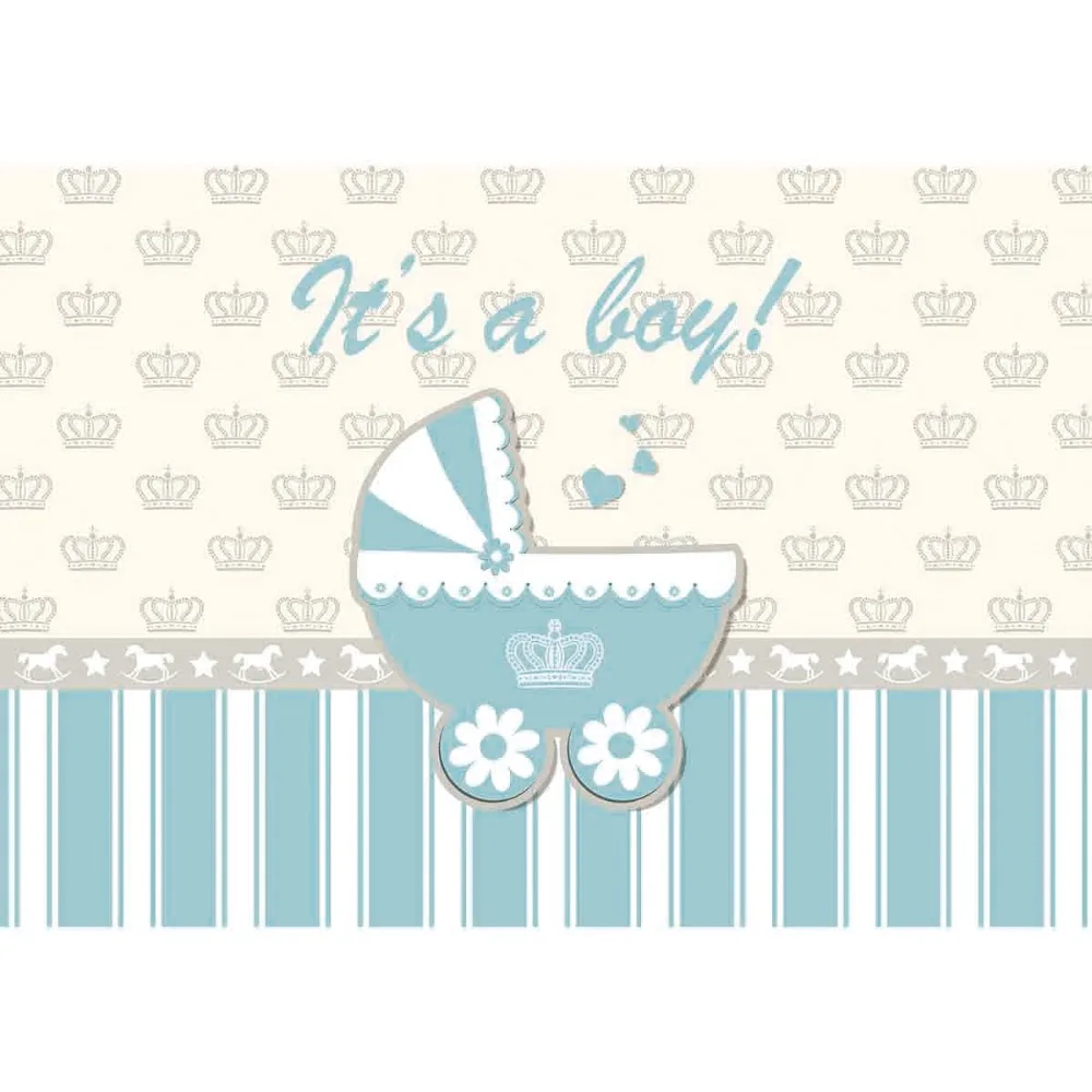 Allenjoy – arrière-plan de douche de bébé pour séance photo, toile de fond pour séance photo, rose, bleu, arc de troie