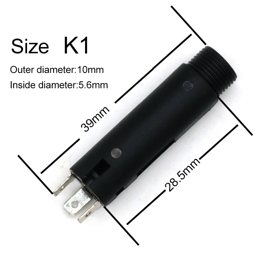 ABS T12 black metal handle Shrapnel Component 9501 handle Shrapnel assembly DIY soldering iron handle Inner joint spiral