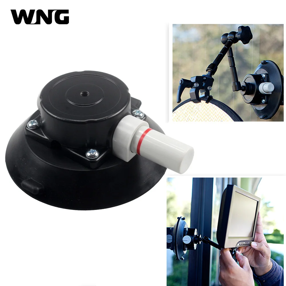 4.5 pollici Heavy Duty Pistone Della Pompa di Aspirazione di Montaggio con 11 "Articolazione Braccio Shoe Mount per PDR lampada supporto DSLR di Perforazione della macchina fotografica del Monitor