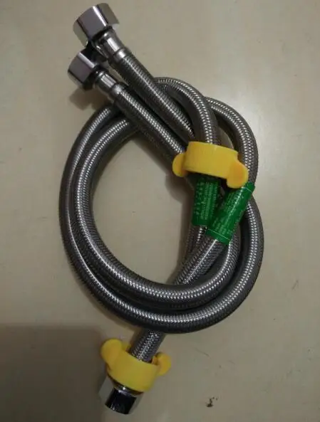 60cm High temperature resistant explosion-proof Nylon yarn braided tube inlet pipe Plumbing Hoses with plastic screw wrench