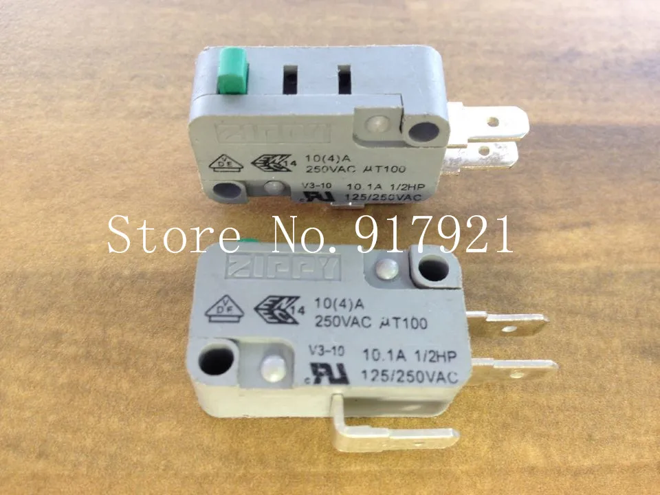 

[ZOB] Taiwan sungreat ZIPPY V3-10 10A250V import tripod microswitch limit travel switch --50pcs/lot