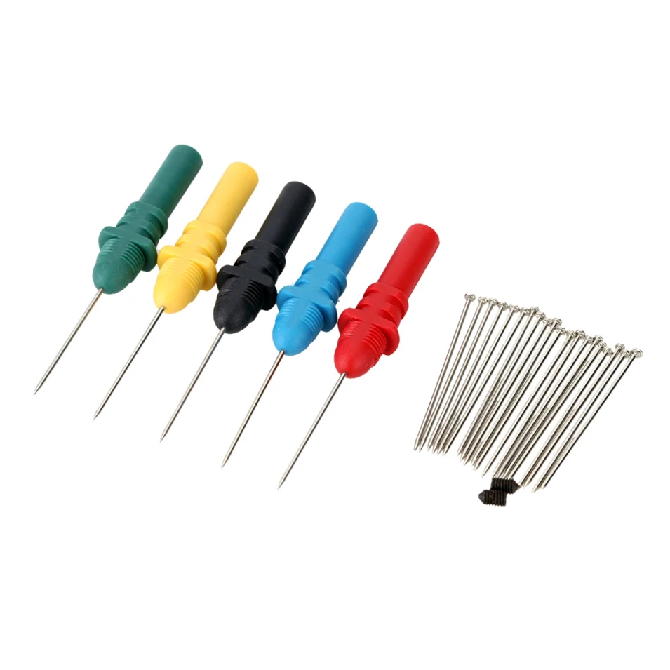 Atualização automotivo osciloscópio bausatz sonda pinos kit conjunto ht307 hantek osciloscopio carro acupuntura ferramentas de reparo acessórios