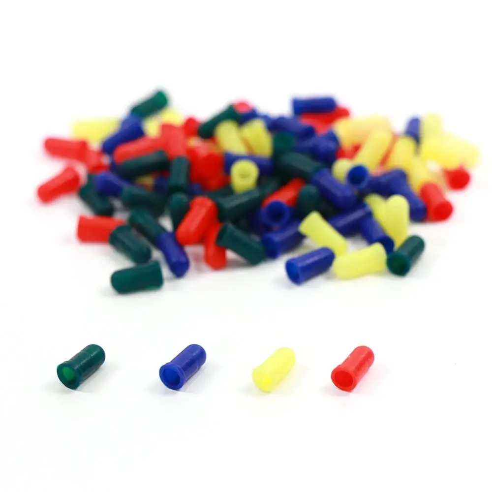 100pcs Caps / Covers for 3mm Grain of Wheat Bulbs LEDs Mixed Color NEW XPT01