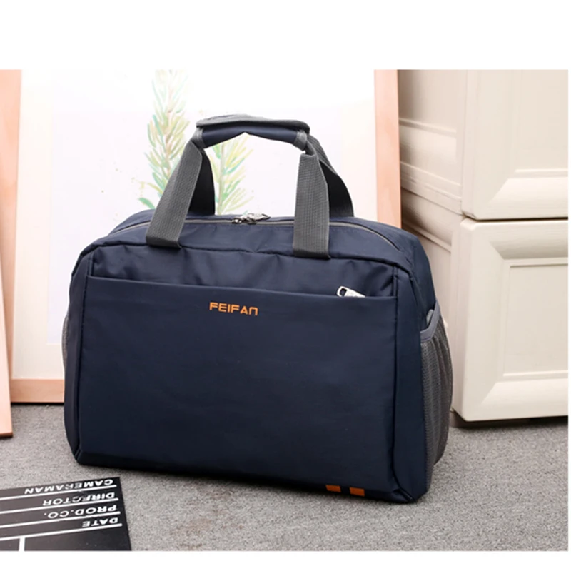 Di nuovo Modo Impermeabile Degli Uomini di Borse Da Viaggio Trasporto di Bagagli Borse Da Viaggio Portatile Tote Borsa Week-End di Crossbody Della
