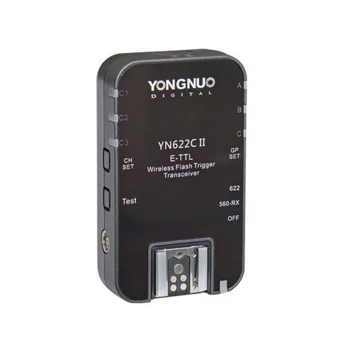 YONGNUO YN-622C II RX 622CII RX HSS E-TTL Flash Trigger Radio for Canon Camera Compatible With YN622C YN560-TX RF-603 II RF-605