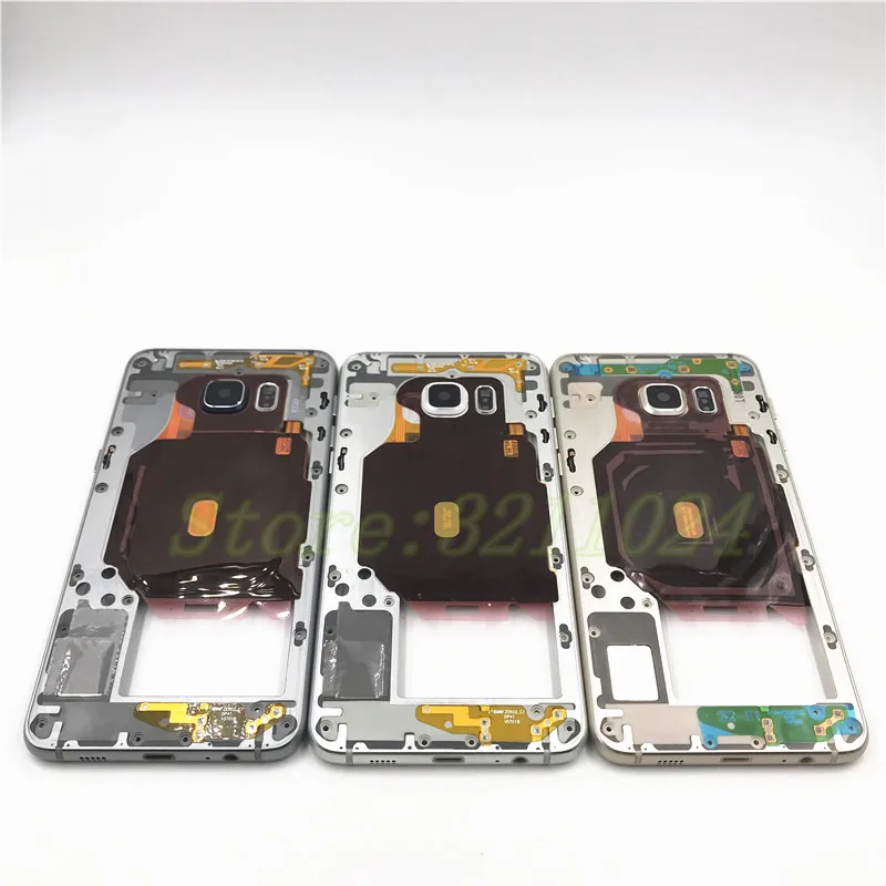 Middle Faceplate Frame For Samsung Galaxy S6 Edge G925F S6 Edge Plus G928F Mid Plate LCD Supporting Frame Bezel Housing