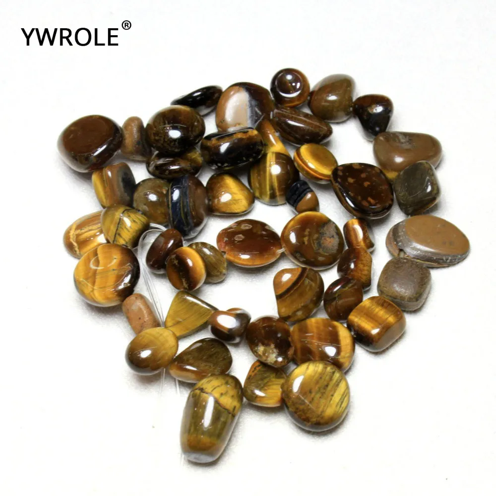 6-11 mm Wholesale Irregular Shape Natural Tiger Stone Side Hole Beads For Jewelry Making Strand 15'' DIY  Necklace Bracelet