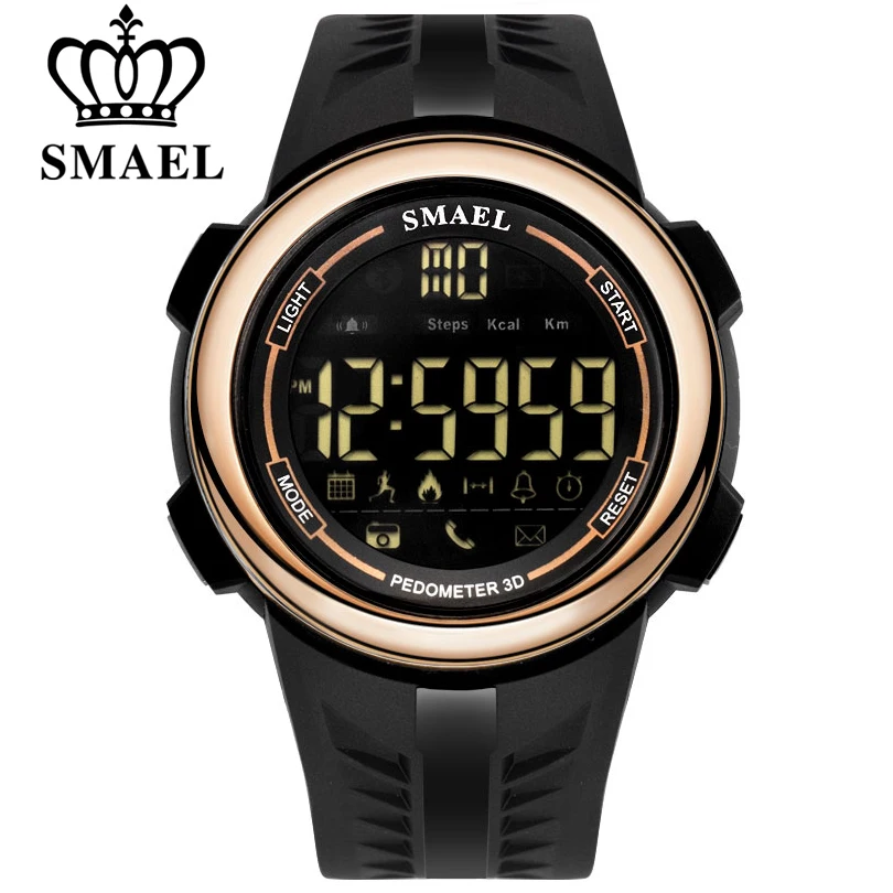 

SMAEL Men Sport Watch Top Luxury Brand Digital Spor Watches Male Chronograph Clock LED Display Electronic Wrist Watch for Man