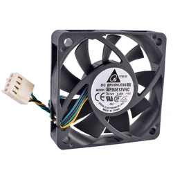 AFB0612VHC 6Cm 60Mm Fan 6015 12V 0.36A Kogellager 4-Wire 4pin Pwm Air Volume Cooling fan