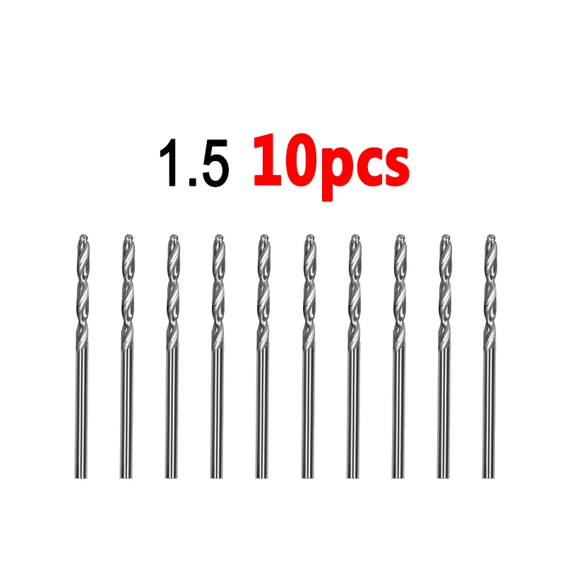 1 Set Drill Bits HSS High Speed Steel Drill Bits Set Tool HSS Power Tools M35 Alloy Mini Carving Clamp For Craft Carving Diy