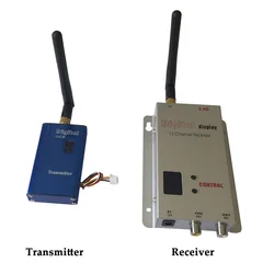 Transmisor de vídeo inalámbrico CCTV de alta calidad, 2,4 GHz, 1000mW, Drones FPV de 2,4G y transceptor UAV, 12 canales, emisor de imágenes de vídeo