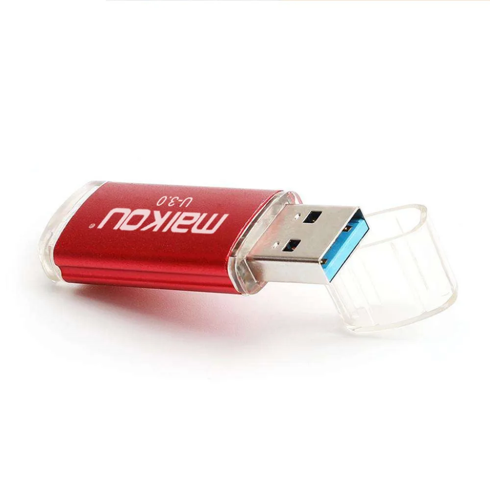 Maikou Straight Plug Clear Cover USB3.0 Flash Drive Mobile U Disk Pen Drive 64GB