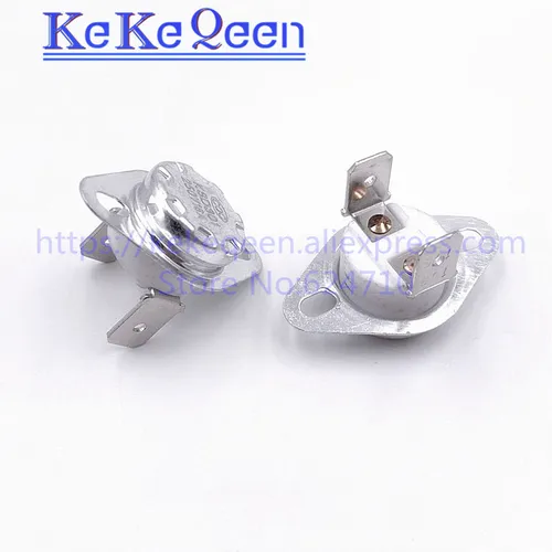 Imagen 2 del producto KSD301 250V 10A/16A cerrado 100 105 110 115 120 125 130 135 140 145 150 160 grados Celsius 90 pies angular interruptor de Control térmico