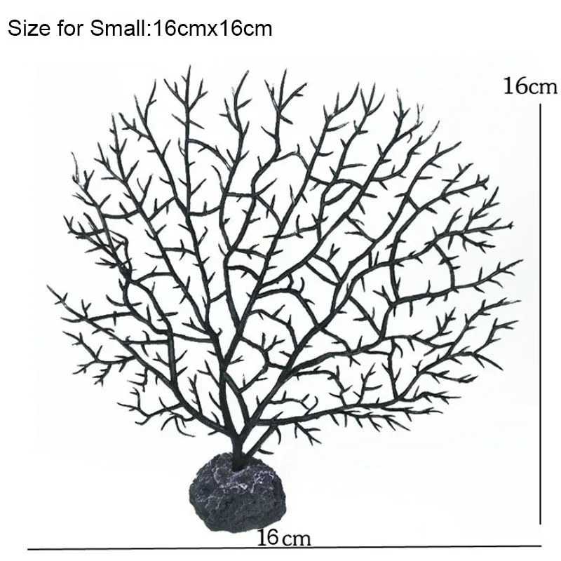 Tree Shape Resin Coral Aquarium Decoration Fishing Fish Tank Landscaping Decor Sea Iron Tree Plastic Coral Aquarium Decor Plants