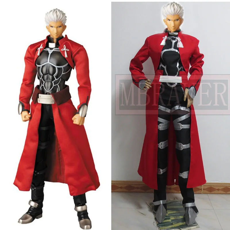 Fate Stay Night Archer Emiya Shirou Cosplay Costume Halloween Free Shipping