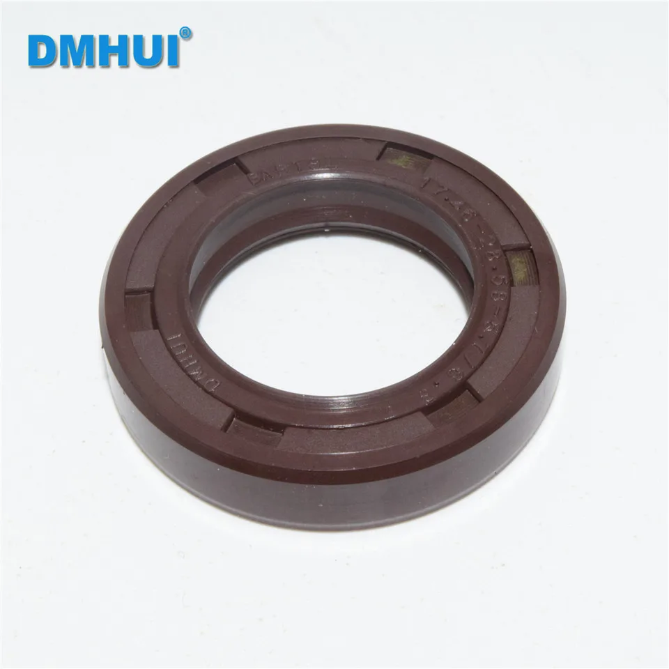 17.46*28.58*5.7/6.3 or 17.46x28.58x5.7/6.3 type BAB1SL rubber/ materail oil seal for hydraulic pump DMHUI brand