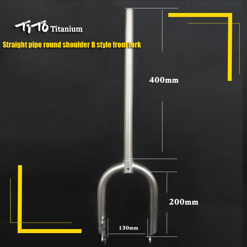 Tenedor delantero de aleación de titanio, carga de modificación de vehículo eléctrico, TiTo