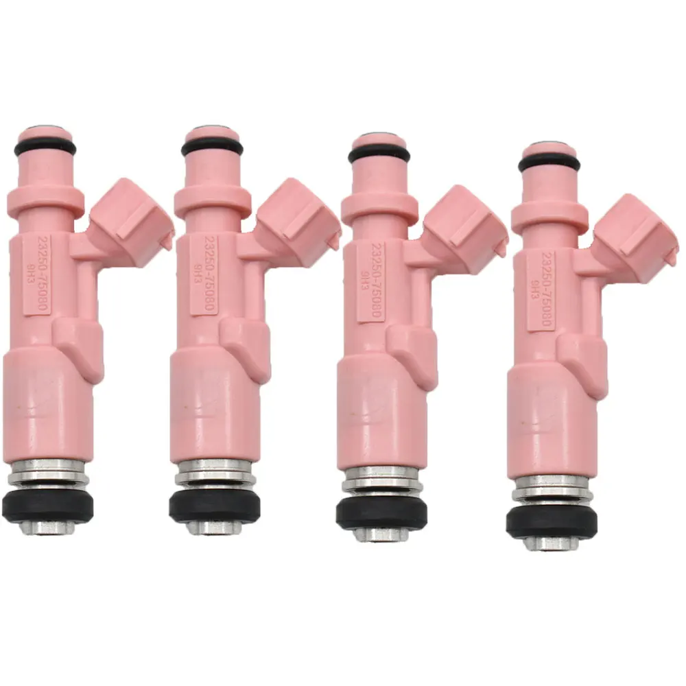 4pcs Fuel Injection 23209-79135 23250-75080 23209-75080 For TOYOTA 4Runner Tacoma 1999-2004 2.7L 2.4L 3RZFE
