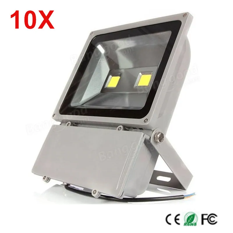 100W Led Flood Light High Power Led Spotlight Outdoor Lighting Waterproof IP66 AC85-265V Led Floodlight 10PCS