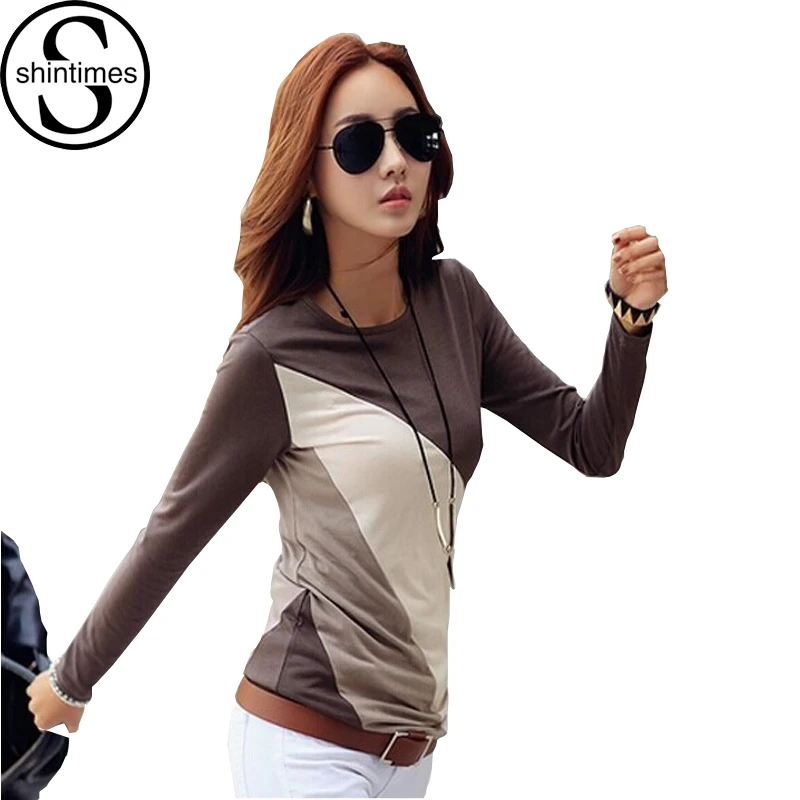 Tee Shirt Femme T Shirt Women Long Sleeve Cotton Tshirt Kawaii Korean Clothing Womens Tops 2020 Big Size T-Shirt Camisetas Mujer