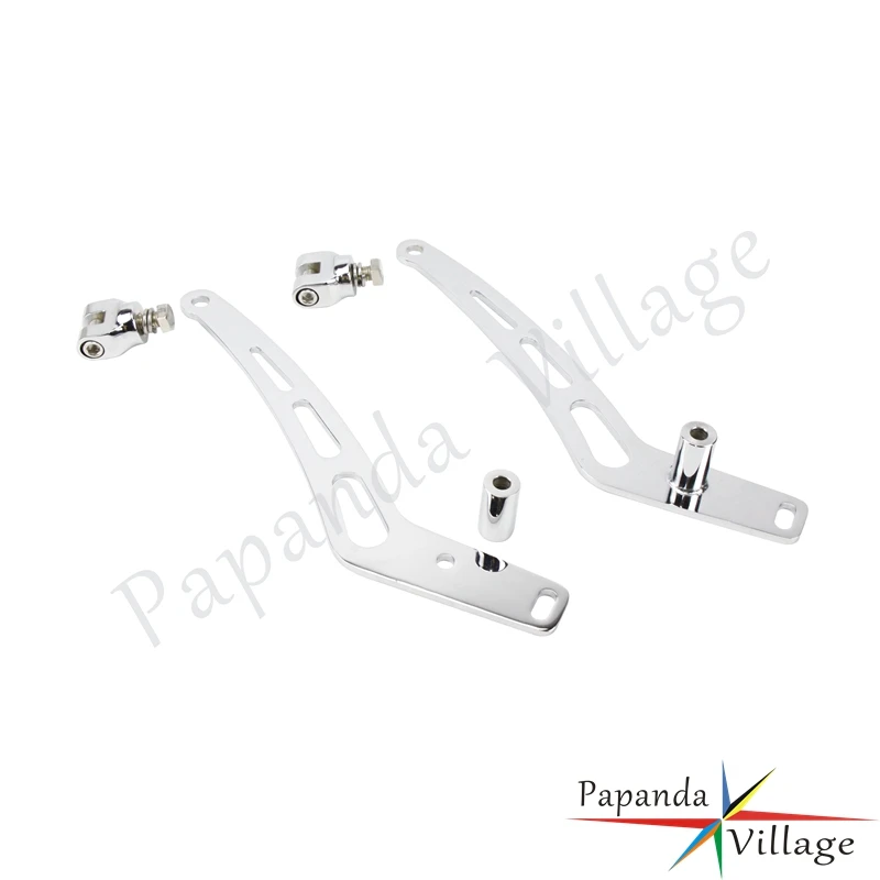 A Pair Motorbike Foot Pegs Pedal Cruise Peg Mount Bracket For Honda VTX1300 Retro VTX1300S VTX1300T 2003-2009 VTX1300C 2004-2009