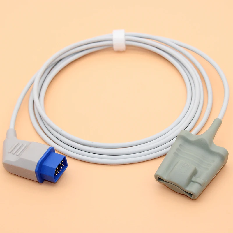 Compatible Nihon Kohden,14P Oximax Spo2 sensor cable for adult/pediatric/child/Neonate/veterinary,Finger/Ear/Foot/Forehead Probe