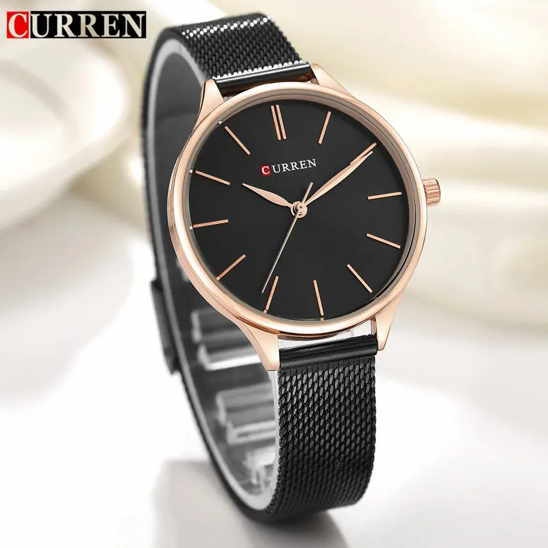 CURREN Luxury Women Watches Couple Dress Wristwatch Clock for Women Montre Femme Quartz Ladies Watch for Lovers Relogio Feminino