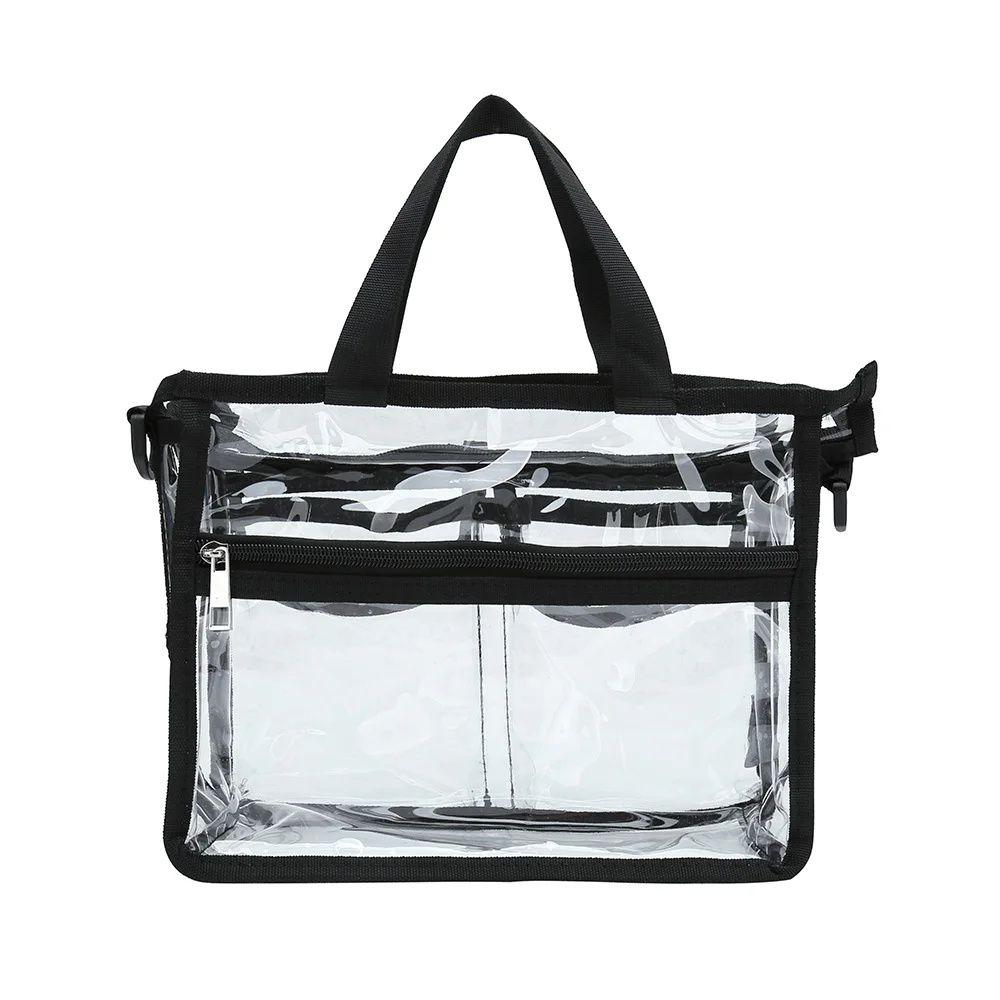 Clear Makeup Artist Set Bag with Detachable Shoulder Strap Available for Customize