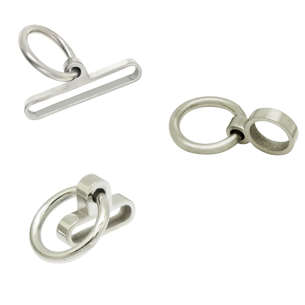 

acechannel cuffs remove ring stainless steel spare parts removable O-ring for locking collar wrist cuffs and ankle cuffs rings