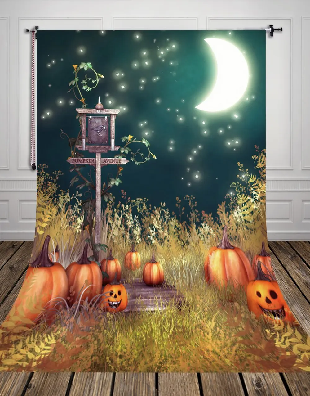 5x7ft 할로윈 할로윈 파티 소품 배경 어린이 사진 호박 사진 배경