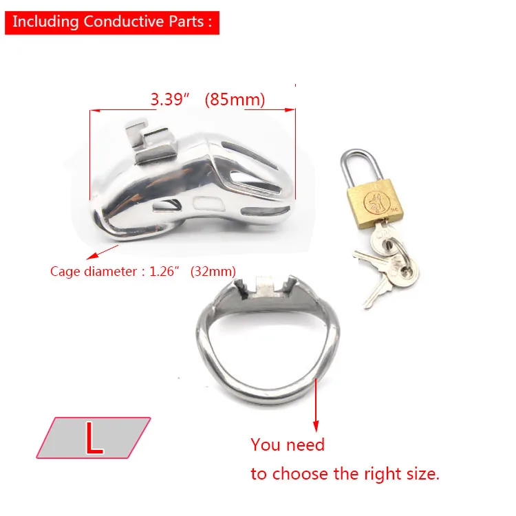 Chaste Bird New Design 316 Stainless Steel Male Chastity Device Cock Ring Penis Ring Adult Sex Toys Penis Ring A370-SS