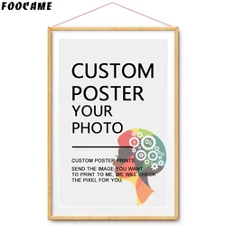 Custom Anime Movie Landscape Home Decoration Painting, Modern Silk Posters and Prints Customized Wall Art Pictures Living Room