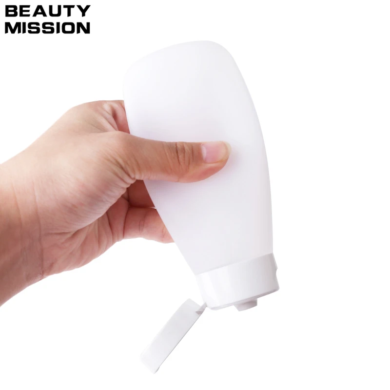 30ml / 60ml / 100ml Refillable Mini PE Bottle Traveler Skin Care Lotion Shampoo Squeeze Empty Bottle Container Bathroom