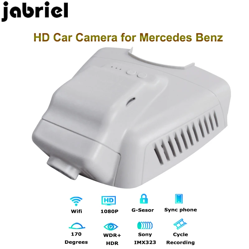 Jabriel wifi auto 1080P car dvr auto driving recorder dual lens for 2013 2014 2015 Mercedes Benz E180 E200 W212 W211 general