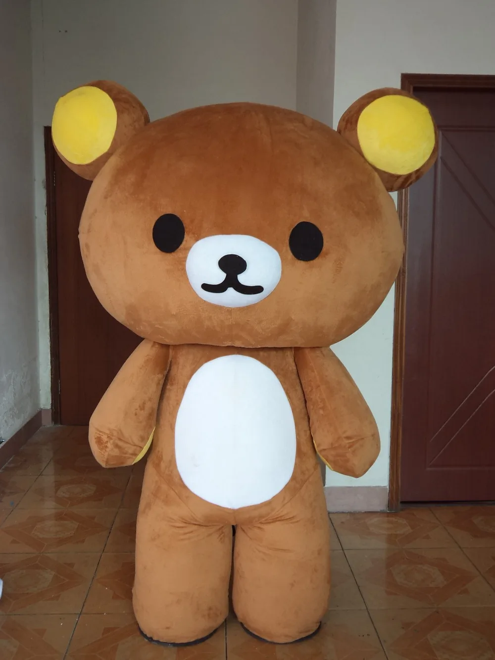 Relaxation teddy bear mascot costume apparel