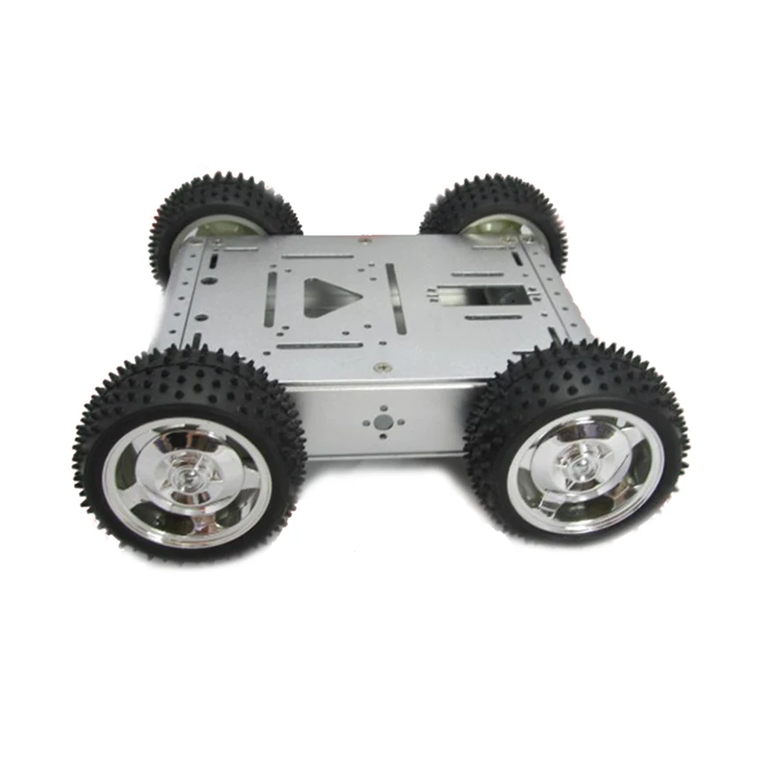 UniHobby 4 Wheel Drive Platform Maximum Load 20KG Full aluminum alloy robot chassis 4wd robot smart car