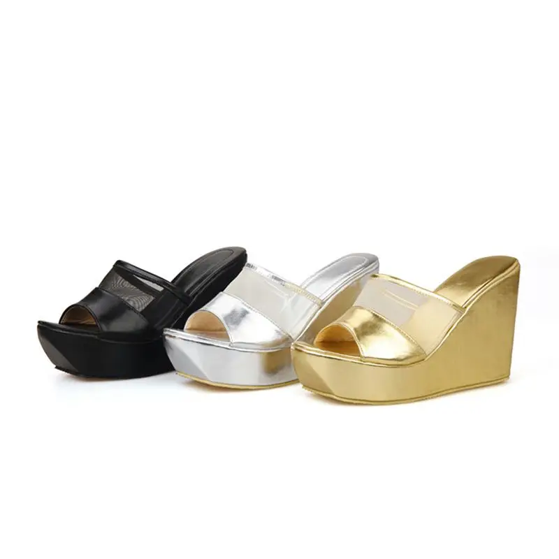 Promozione limitata Sandalias Mujer Sapato 31-43 Dimensione Estate Donne di Stile Scarpe Casual Sandali Da Spiaggia Pantofole A Casa Chanclas 330