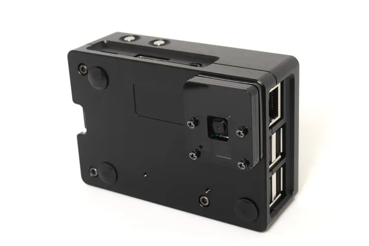 UGEEK Raspberry Pi Aluminium CNC fall Kit Für UGEEK HD 3,5 zoll screen Raspberry Pi 3B 2B 3B + 4B | Passive WiFi & Bluetooth