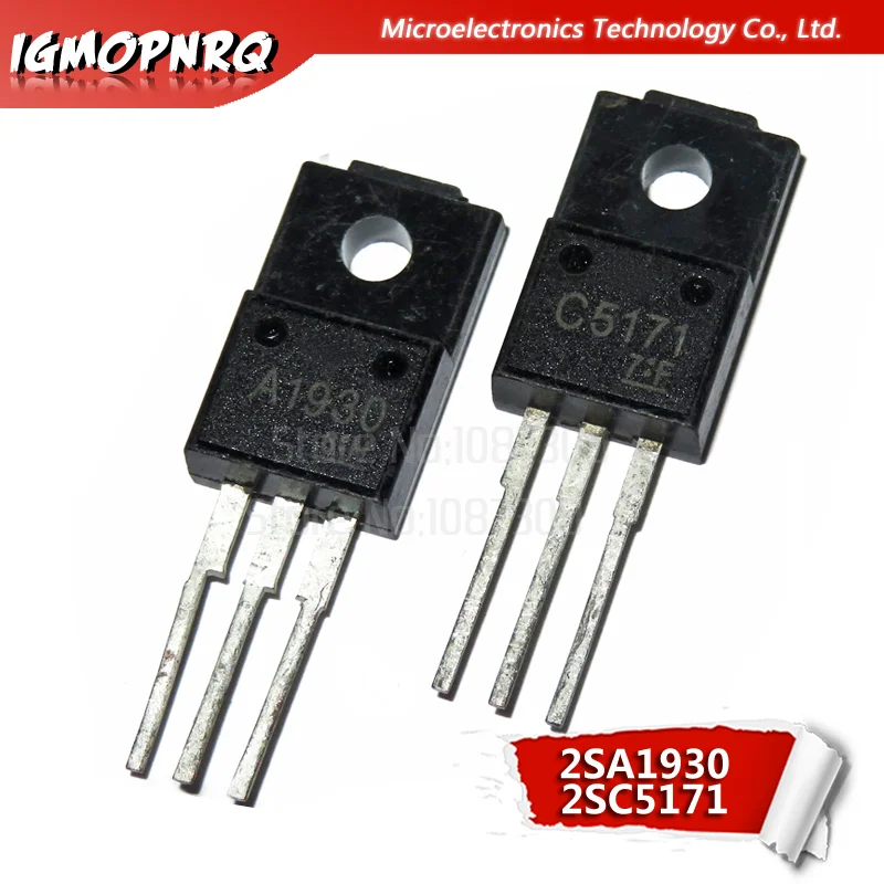 5pair 10pcs 2SC5171 2SA1930 C5171 A1930 Each 5pcs audio have a fever the tube 100% new original quality assurance