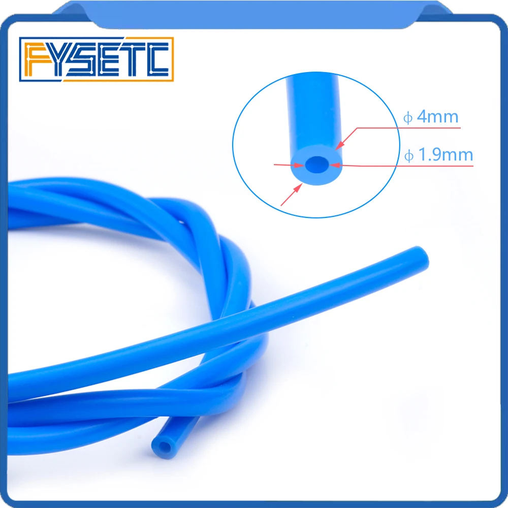 1 M rurka PTFE Teflonto TL-Feeder hotend Rostock Bowden Extruder 1,75 mm Filament ID 1,9 mm OD 4 mm Klonowana rurka Capricornus