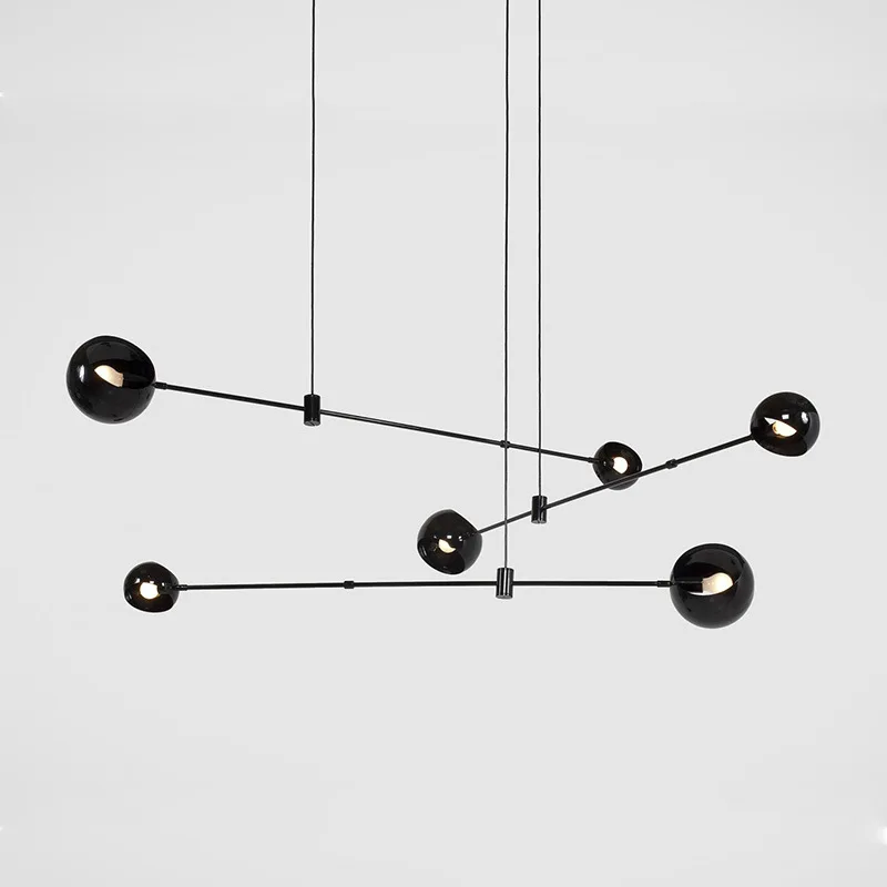 

Modern Parlor LED Chandelier Minimalist Art Design Restaurant Pendant Lamp Bedroom Hanglamp Nordic Hanging Light Fixture