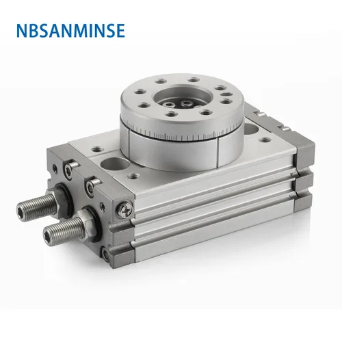 MSQB 로터리 테이블 공기 실린더, 공압 압축 부품 유형, 피니언 에어 (비 윤활), SMC Sanmin, 1, 2, 3, 7, 10, 20 